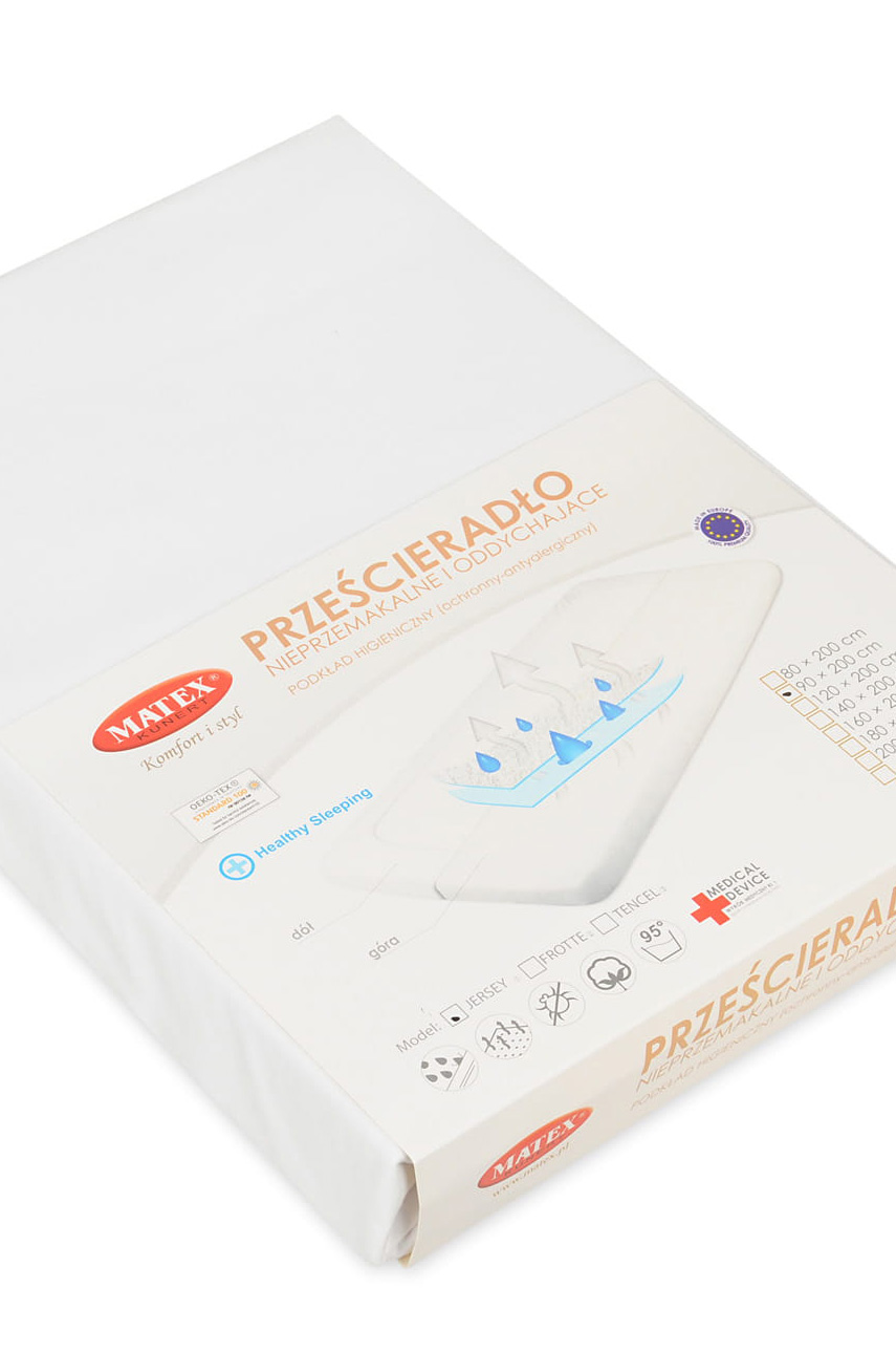 Prześcieradło nieprzemakalne i oddychające – JERSEY