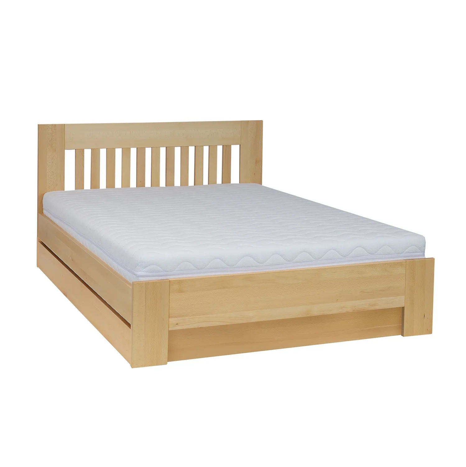 ŁÓŻKO BUKOWE DREWMAX LK 186 BOX