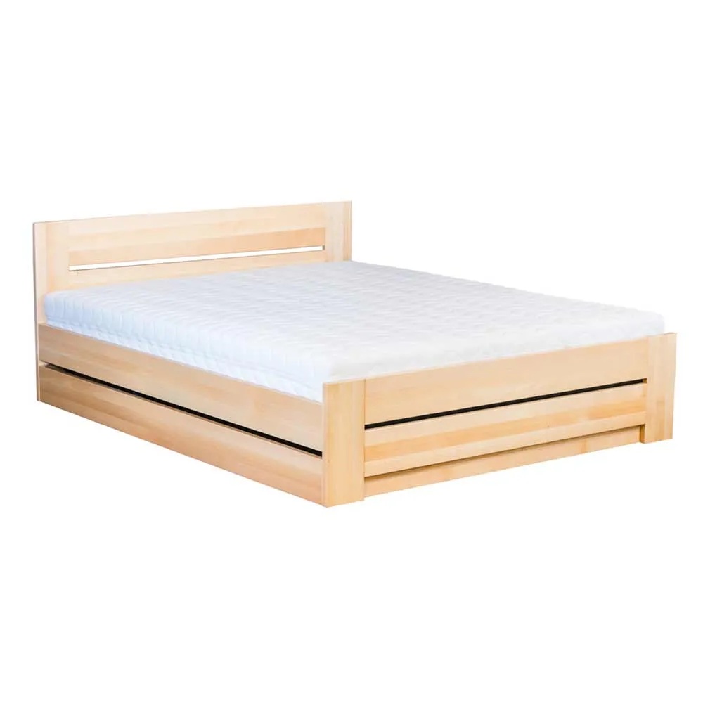 ŁÓŻKO BUKOWE DREWMAX LK 198 BOX
